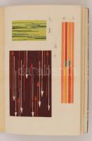 Japán kézzel festett textil mintakönyv.
Papírkötés, 2+40 p. A lapok előtt hártyapapírral. 
A borít...