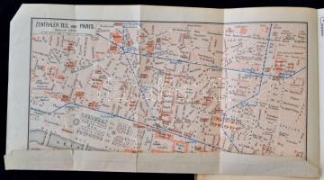 Paris und Umgebung. Griebens Reiseführer 21. Berlin, 1911., Albert Goldsmidt. 13. kiadás. Kopottas e...