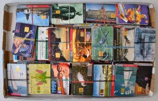 Magyar telefonkártya-gyűjtemény, 245 db különböző, sok ritka telefonkártyával +1 db használatlan katalógus 1991-1999-ig
