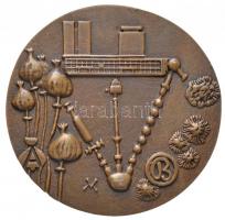 Váró Márton (1943-) 1978. "Prof. Dr. Bognár Rezső 65 éves 1978" Br emlékérem (666,5g/106-1...