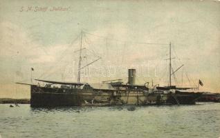 SMS Pelikan, Unterseeboot-Begleitschiff, G. Costalunga Pola 1908 / K.u.K. Kriegsmarine /  Kaiserliche Marine