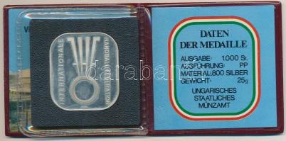 1982. "VIII. Női Kézilabda VB - Magyarország" Ag emlékérem eredeti tokban tanúsítvánnyal (...