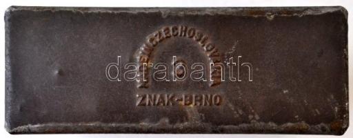 Jelzett fém beütő az ABC betüivel, összesen: 27 db, h:6,5 cm