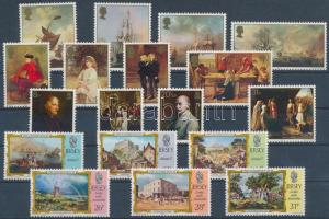 1974-1984 18 stamps with sets, 1974-1984 18 db bélyeg, közte sorok