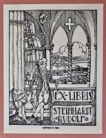 Vegyes ex libris tétel különböző képzőművészektől, klisék és metszetek, egy rész dúcon jelzett, kart...