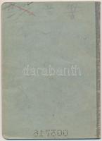 Budapest 1936. "Magyar Királyi Postatakarékpénztár" betétkönyve, kiállította a Budapesti 7...