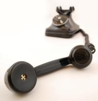 Retró bakelit tárcsázós telefon, nem kipróbált