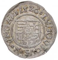 1526. Denár Ag "II. Lajos" (0,55g) T:2
Hungary 1526. Denar Ag "Louis II" (0,55g...