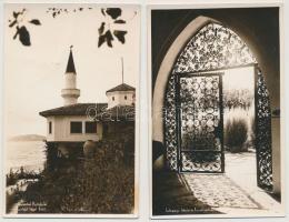 Balcic, Castelul Regal - 9 old photo postcards from 1935