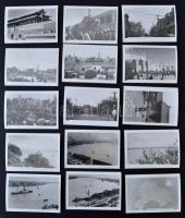 cca 1950 Utazás Kínában, fotók, 44db, 7x9cm