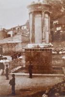 cca 1910 Vegyes görögországi fotók papírra ragasztva, 24db, különböző méretben és minőségben, cca 11...