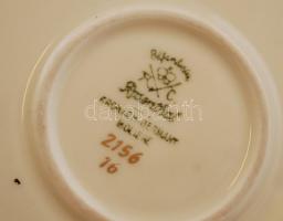 Rosenthal áttört tál, matricás, jelzett, kopott, d:19 cm