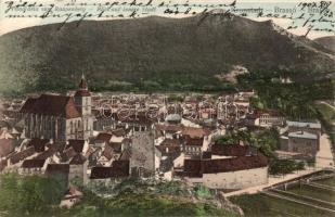 Brassó, Kronstadt, Látkép a Bácsélről / Panorama von Raupenberg, Blick auf innere Stadt