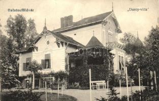 Balatonföldvár, Durcy villa