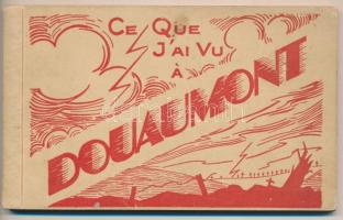 Douaumont fort - postcard booklet with 15 postcards