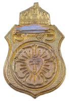 DN "Evangélikus Gimnázium" zománcozott fém jelvény (35x56mm) T:2