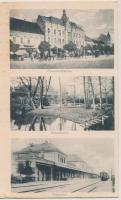 2 db RÉGI erdélyi városképes leporello; Nagyvárad visszatérés emlékére, és Szatmárnémeti / 2 oldTran...