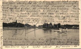 Siófok - 4 db régi és 4 db modern képeslap