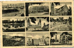 Pécs - 5 db képeslap közte 2 db modern
