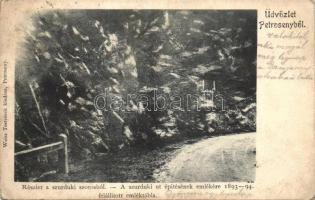 Petrozsény, Petrosani; 3 db régi képeslap vegye sminőségben / 3 old postcards in mixed quality