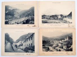 cca 1900 Paysages suisses, 11 db svájci látkép (Neuchätel, Comptoir de phototypie), feliratozva, 13×...