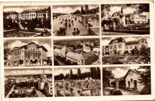 Karcag - 4 db régi képeslap és 3 db modern