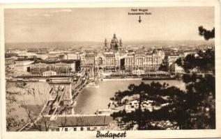 Budapest V. Pesti Magyar Kereskedelmi Bank,látkép - 3 db képeslap
