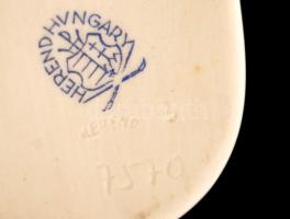 Herendi Viktória virág mintás cipő, kézzel festett, jelzett, hibátlan, h:10 cm, m:5 cm