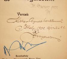 Fónyad Ernő: Jöttem, hogy átkoktól legyek megáldott... Versek. Szombathely, 1932, Martineum Könyvnyo...