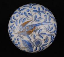 Herendi Zoologique mintás bonbonier, kézzel festett, jelzett, hibátlan, d:11 cm,