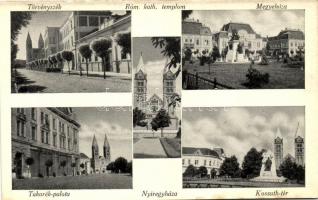 Nyíregyháza - 5 db régi képeslap