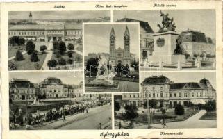 Nyíregyháza - 5 db régi képeslap