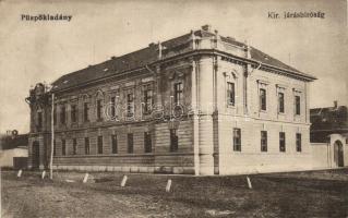 Püspökladány - 4 db régi képeslap