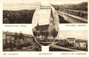 Budapest II. Hűvösvölgy - 4 db régi képeslap