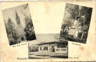 Budapest XVI. Mátyásföld - 4 db régi és 2 db modern képeslap