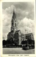 Budapest XV. Rákospalota, Római katolikus templom  - 2 db régi képeslap