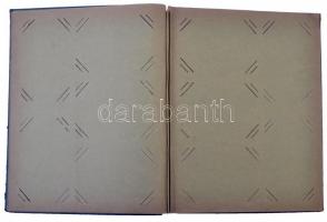 Nagy alakú képeslapalbum 49 lappal összesen 490 férőhellyel / Big sized postcard album with 49 pages...