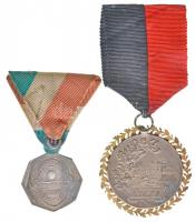 1908. "Világosság Kerékpár Kör 1908 Budapest" jelzett Ag díjérem szalagon (~13g/0.800/32mm...