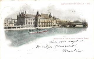 1900 Paris, Exposition Universelle, Pavillon de la Ville de Paris (Cours la Reine) (EK)