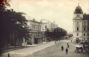 Győr pályaudvar Foto AK