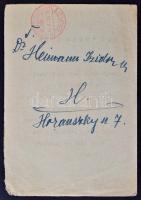 1946 Meghívó Goldstein Sámuel n. egyleti rabbi első halálozási évfordulójára, Szombatmegtartási Egyl...