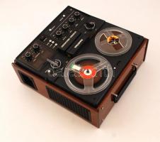 1981 Kashtan Tento orsós magnó, működik, jó állapotban,  39×42 cm,