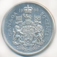 Kanada 1964. 50c Ag "II. Erzsébet" T:2,2- polírozott
Canada 1964. 50 Cents Ag "Eliza...