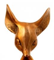 Egér, réz figura, m: 13 cm