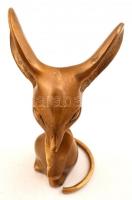 Egér, réz figura, m: 13 cm