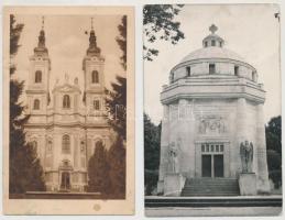 10 db RÉGI városképes lap, vegyes minőségben; felvidéki városok / 10 pre-1945 historical Hungarian town-view postcards, mixed quality, including photo