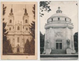 10 db RÉGI városképes lap, vegyes minőségben; felvidéki városok / 10 pre-1945 historical Hungarian town-view postcards, mixed quality, including photo