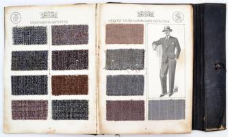 1929 a Szabó Otthon (Schwarcz Lajos) versenyárú mintagyűjteménye, megviselt vászonkötésű mappában