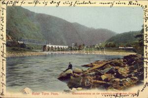 Vöröstorony Magyar-román határ vasúti híd