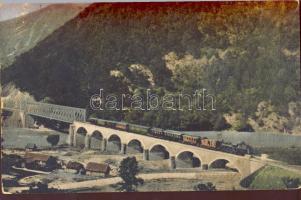 Vöröstorony Magyar-román határ vasúti híd